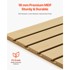 VEVOR Panel za zid s letvicama 1220 x 1220 x 18 mm, boja burlywood