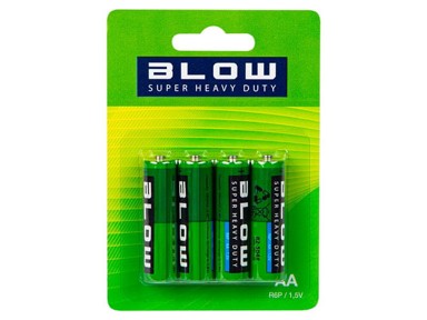 BLOW Baterije Super Heavy Duty AA R06P, 4 kom