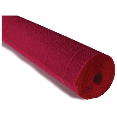 CARTOTECNICA ROSSI Krep papir 586, 180 g, 50 x 250 cm, tamnocrveni