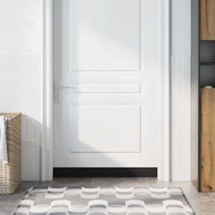 Brtva s četkom za vrata, 12 kom, 100 cm, 100 x 9,5 cm, smeđa, aluminijska legura