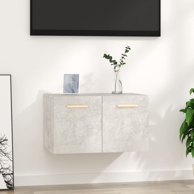 Zidni ormarić 60 x 36,5 x 35 cm od konstruiranog drva, betonsko sivi