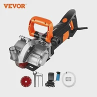 VEVOR Električni stroj za rezanje utora u zidovima, dubina 42 mm, širina 40 mm, 4800 W, češka