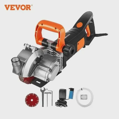 VEVOR Električni stroj za rezanje utora u zidovima, dubina 42 mm, širina 40 mm, 4800 W, češka