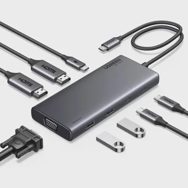UGREEN Docking stanica USB-C, 8-u-1, 4K, 100 W PD 