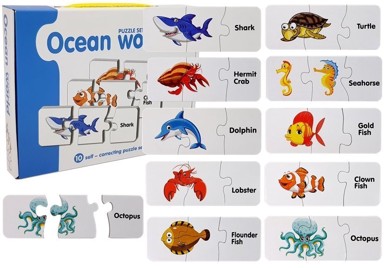 Edukativne puzzle Svijet oceana