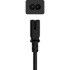 HAMA Kabel za napajanje 00200733, utikač tip C, 2,5 m, crna
