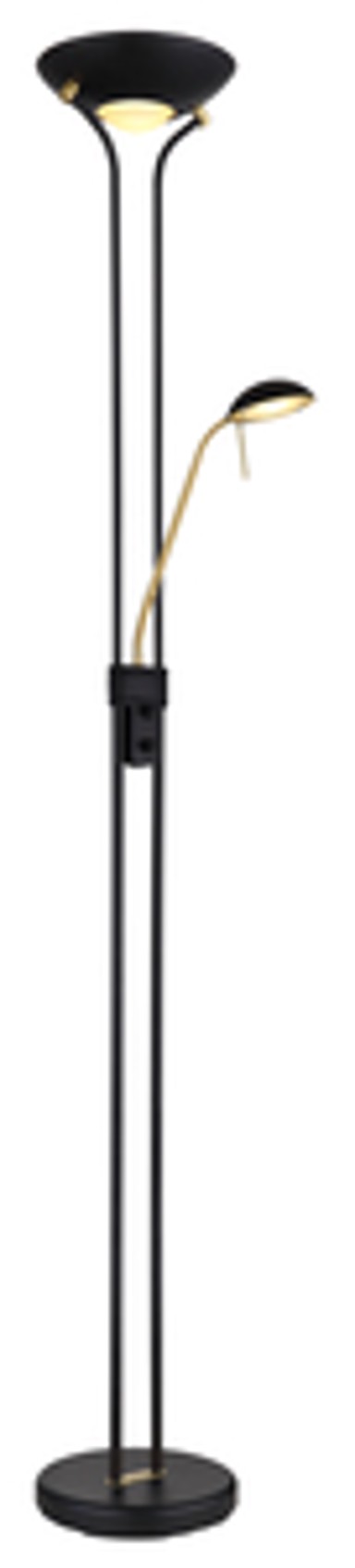 GLOBO LIGHTING Podna svjetiljka Leonas 25.5 cm LED, crna