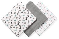 BABYONO Bambusove pelene, 3 komada, sive