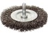 EXTOL CRAFT Rotacijska četka 17053, okrugla, 63 mm, valovita žica 0,3 mm, osovina 6 mm