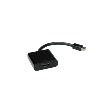 ROLINE Adapter Mini DisplayPort - HDMI, M/F, 0.15m