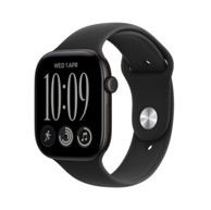 APPLE Pametni sat Watch Series 12, GPS, 46 mm, crno aluminijsko kućište, crni sportski remen M/L, MJEL4WF/A