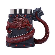 NEMESIS NOW Krigla Dragon Coil Tankard Red