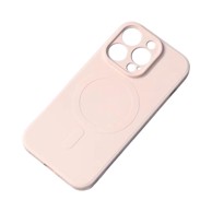MG Maskica za iPhone 15 Pro, Silicone MagSafe, roza