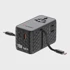 VERBATIM Charge ’n’ Travel Univerzalni putni adapter 70W 2C s uvlačivim kabelom, crni