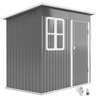 HOMESTAR Vrtna sjenica 221 x 133 x 190 cm, tamnosiva