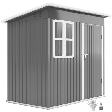 HOMESTAR Vrtna sjenica 221 x 133 x 190 cm, tamnosiva