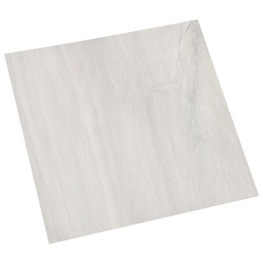 Samoljepljive PVC pločice za pod 30,5 x 30,5 cm, bijelo drvo, 20 kom
