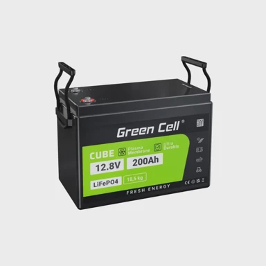 GREEN CELL Baterija LFP, 12.8V, 200Ah, 2560Wh
