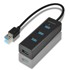 AXAGON USB hub HUE-S2B USB-A-Hub, 4x USB 3.0, vanjsko napajanje - 30 cm HUE-S2B