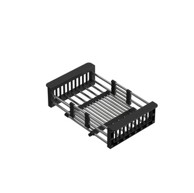 SINK SOLUTION rastezljiva ocjedna košara za sudoper, inox bež