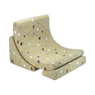 WIGIWAMA Zelena dječja fotelja od bouclé tkanine/od šenila Terrazzo Moon 