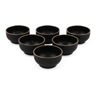 HERMIA CONCEPT Crne zdjelice u setu 6 kom 0.25 l