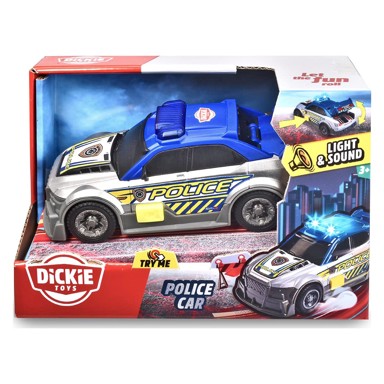 DICKIE Policijski auto, 15 cm, sirena, svjetlosni efekti