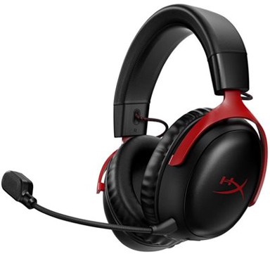 HYPERX Slušalice Cloud III Wireless, crno-crvene, bežične