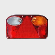 GOLMAX Lampa za prikolicu desna s trokutom, 12 V