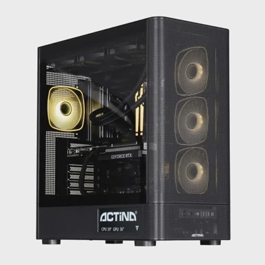 ACTINA Stolno računalo Gaming GameOn / AMD Ryzen 9 9900X3D, 32 GB, 1 TB SSD, NVIDIA GeForce RTX 5070 Ti 16 GB, Windows 11 Home, crna