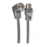 SUPRA Kabel za napajanje LORAD 2.5 SILVER CS-EU/ANGLED, 2 m