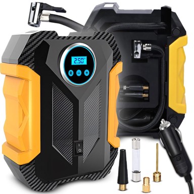 RTO Auto kompresor ER1252, LCD zaslon, LED svjetlo, 12V
