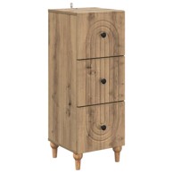 Ormar s ladicama, dimenzije 33 x 34,5 x 90 cm, hrast artisan