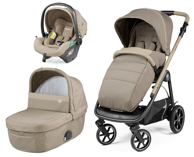 PEG PEREGO Dječja kolica 3u1 Veloce Lounge, bež