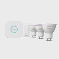 PHILIPS Početni paket pametne rasvjete HUE, 3 komada, 4.2W, GU10