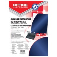 OFFICE Korice za spiralni uvez, A4, 250 g, sjajne, pk100, tamnoplave