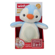 WINFUN Pingvin sa svjetlom i uspavankama, plavi