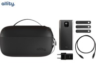 ALLITY Set pribora ATK 5u1 organizator/torbica + powerbank 20000 mAh + GaN punjač 20 W + USB-C na USB-C kabel 60 W + 3 vezice, crna