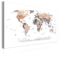 Slika World Map Where Today? 60x40