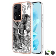 Silikonska maskica s akrilom za Honor 200 Lite Elephant