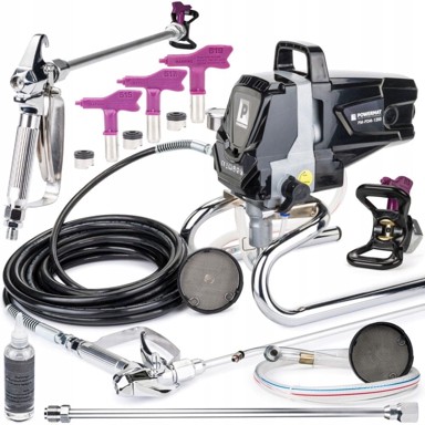 POWERMAT Airless prskalica za boju, 220 bar, 1200 W, crijevo 10 m