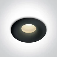 ONE LIGHT Ugradbena svjetiljka led1w/70lm/3000k ip44 crna dm10101l/b/w