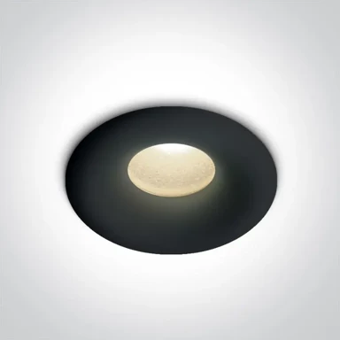 ONE LIGHT Ugradbena svjetiljka led1w/70lm/3000k ip44 crna dm10101l/b/w
