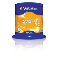 VERBATIM DVD-R Matt Silver, 4,7 GB, 100 kom