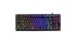 WHITE SHARK Tipkovnica GK-1925 Spartan, crna, RGB, USB