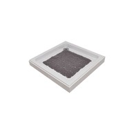 TENDANCE Podloga za kadu PVC, sivo smeđa bubbles 50x50 cm