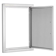 VEVOR Vrata za roštilj 407x559x46 mm nehrđajući čelik