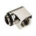 EKWB Micro adapter 90°  EK-TorqueG1/4 inča AG na G1/4 inča IG, rotirajući, niklani