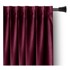 RESTILO Bordo zavjesa za djelomično zamračenje od samta 140x270 cm Pleat