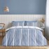CATHERINE LANSFIELD Posteljina Harbour Stripe za krevet za jednu osobu 135x200 cm Bijela/plava